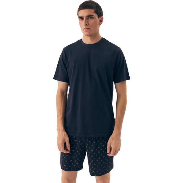 Pánske pyžamo 42601 Shore tmavomodré - HENDERSON 65445659