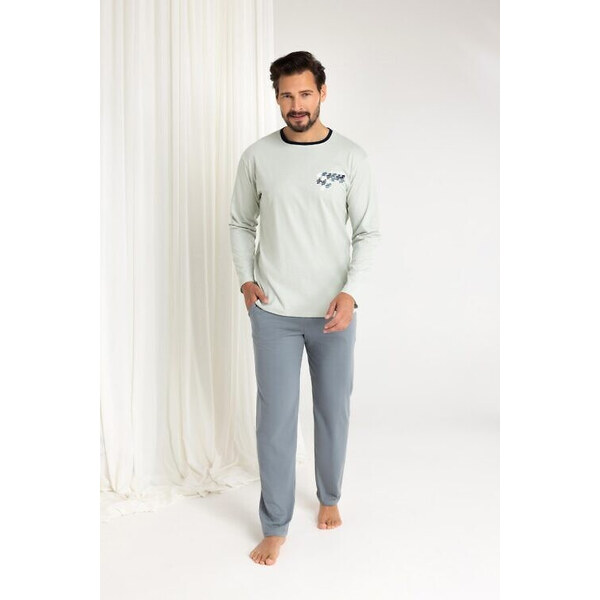 Regina 484 long/r M-XL Z25/26 pánske pyžamo 65446847