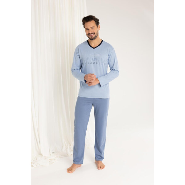 Regina 495 dlhé/r 2XL-3XL Z25/26 pánske pyžamo 65447398