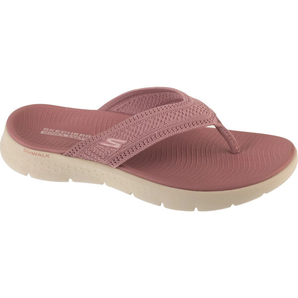 Ružové dámske žabky Skechers Go Walk Flex Sandal - Holly 141459-MVE 64994420