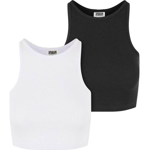 Urban Classics Top čierna / biela 65873669