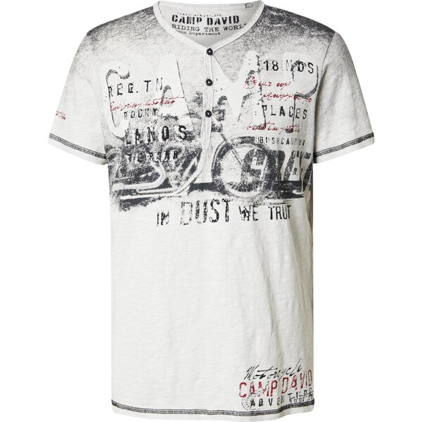 CAMP DAVID Tričko svetlosivá / tmavosivá 64996829
