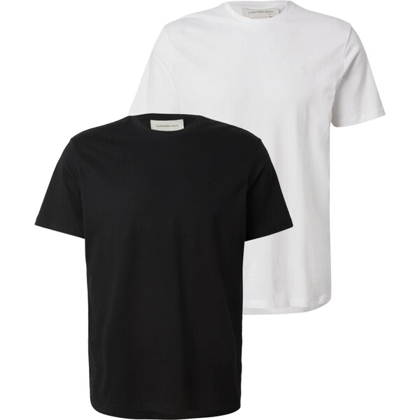 Calvin Klein Jeans Tričko CLASSIC čierna / biela 64996887