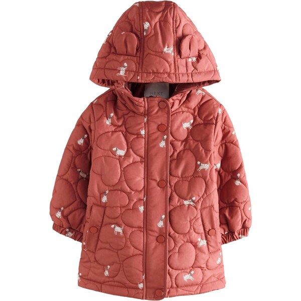 Next Kabát tmavosivá / hrdzavo červená / biela 65882569