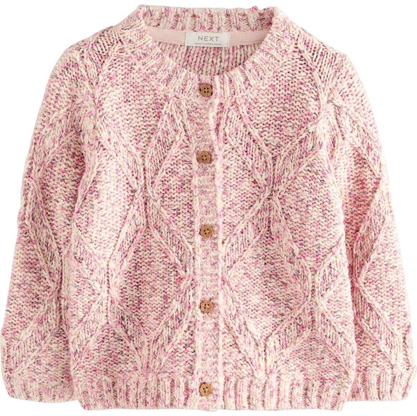 Next Kardigán ružová / púdrová / pastelovo ružová 65885110