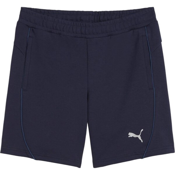 PUMA Športové nohavice TEAMFINAL tmavomodrá / šedobiela 65852890