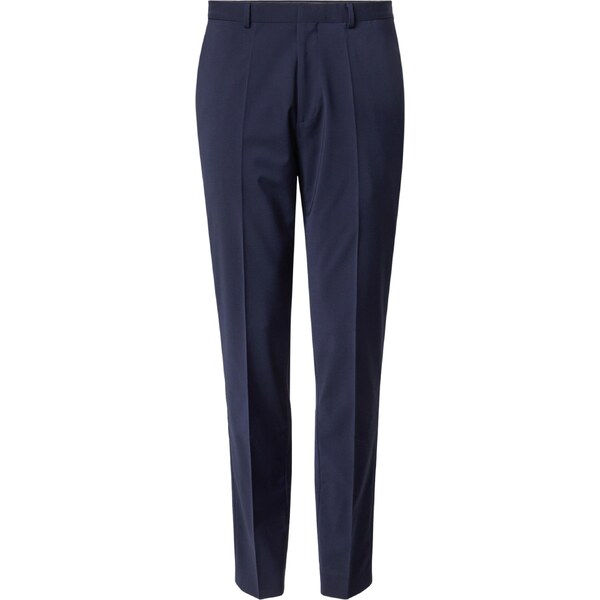 HUGO Nohavice s pukmi Hesten253X-MH tmavomodrá 64996912