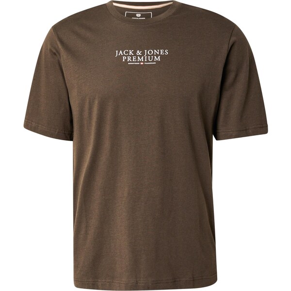 Jack & Jones Premium Tričko JPRBLUARCHIE olivová / biela 64996911
