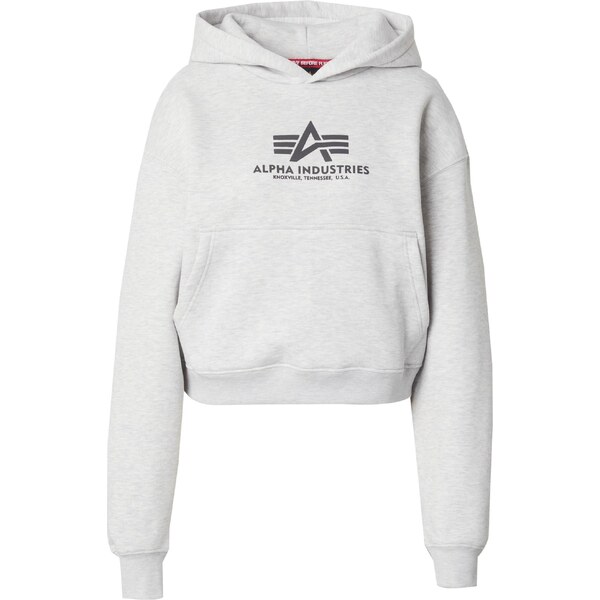 ALPHA INDUSTRIES Mikina antracitová / svetlosivá 65121269
