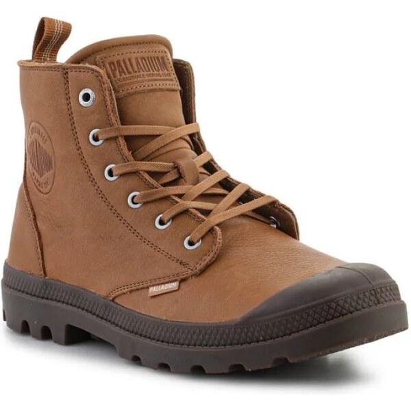 Palladium Pampa Zip Lth Ess U 76888-252-M Dear Brown Topánky 65547774
