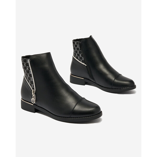 Resti Black womens boots ala sztyblety Orlaa 65004853