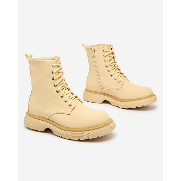 Resti Matte beige womens boots Kucillo 65004856