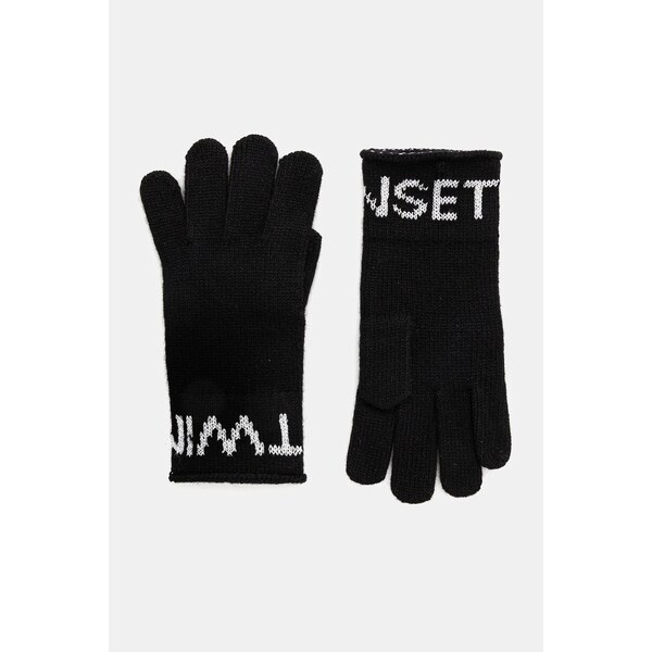 Rukavice s prímesou vlny Twinset 65019662