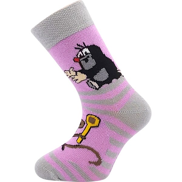 3PACK detské ponožky Boma ružové (Krtko-Mix 1) 20/24 65003616