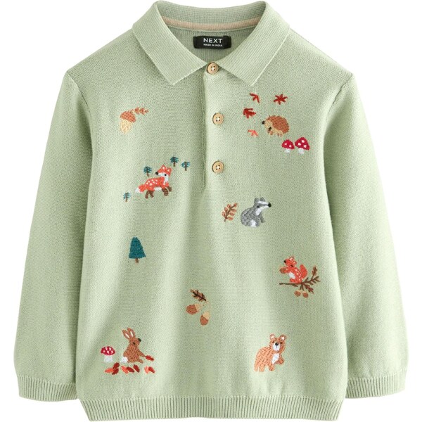 Next Sveter brokátová / sivá / svetlozelená / tmavooranžová 65881209