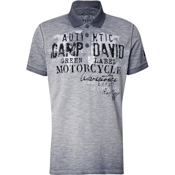 CAMP DAVID Tričko tmavosivá / sivá melírovaná / čierna 65010830