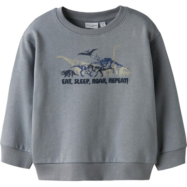 NAME IT Mikina NMMVILDAR krémová / námornícka modrá / modrosivá / 65010923