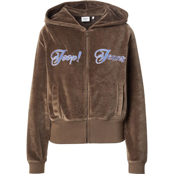 JOOP! Jeans Tepláková bunda Torina modrá / hnedá 65010948