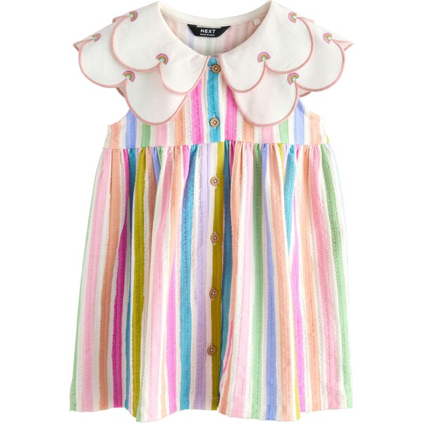 Next Šaty azúrová / svetlozelená / svetloružová / biela 65658824