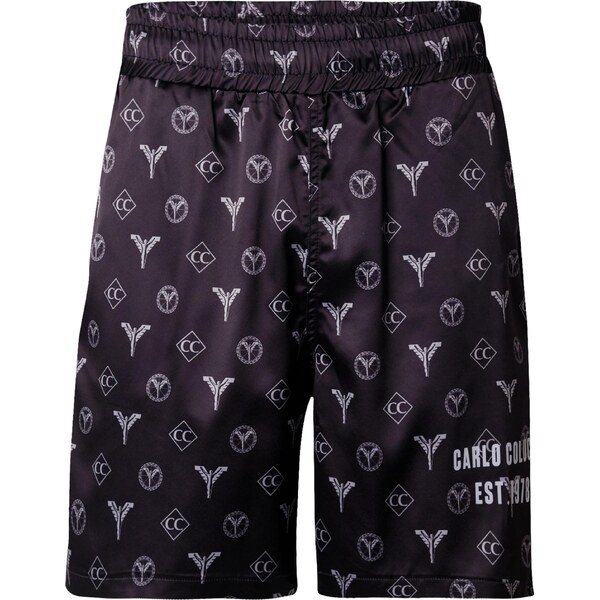 Carlo Colucci Nohavice Dobermann čierna / biela 65888342