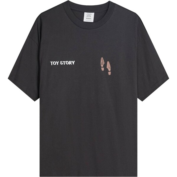 Bershka Tričko TOY STORY hnedá / žltá / tmavosivá / biela 65887384