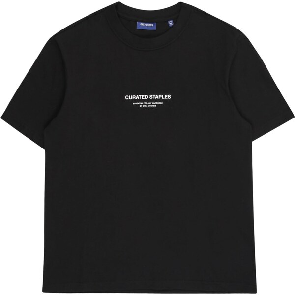 Only & Sons Junior Tričko čierna / biela 65888355