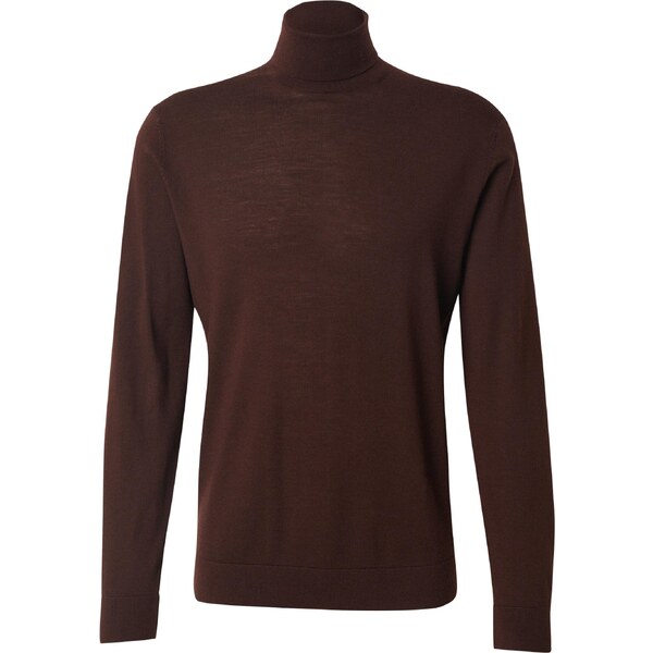 SELECTED Sveter SLHTRAY tmavohnedá 65190091