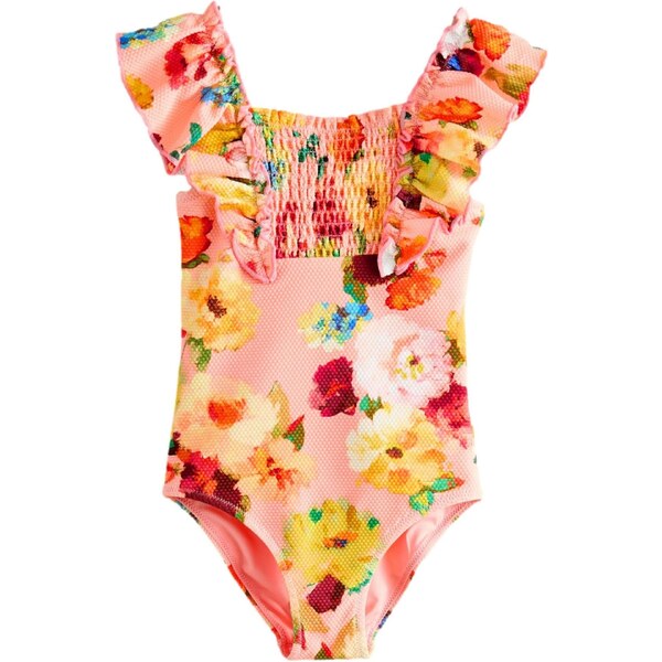 Next Jednodielne plavky žltá / zelená / ružová / červená 65835004