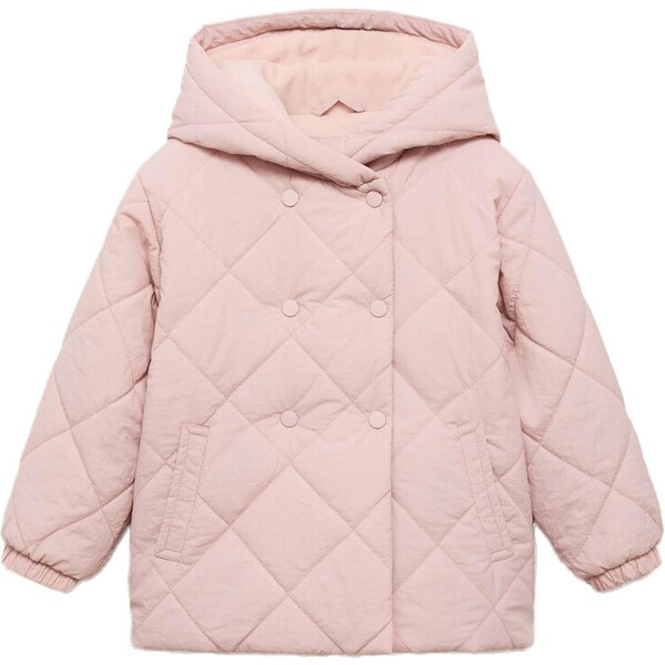 MANGO KIDS Prechodná bunda Lula ružová 65372968