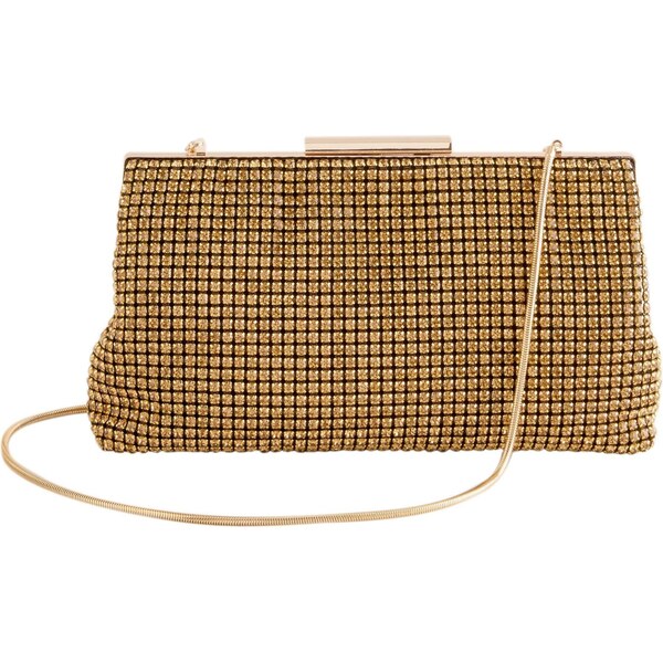 Next Listová kabelka zlatá 65694622