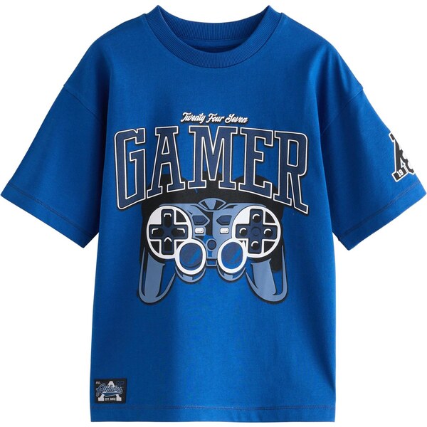 Next Tričko modrá / čierna / biela 65881586