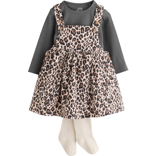 Next Set slonová kosť / hnedá / jedľová / čierna 65882677