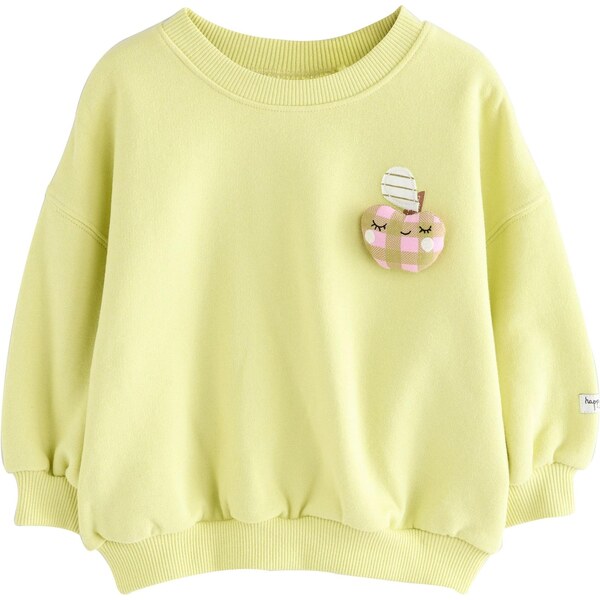 Next Mikina limetová / čierna 65884801