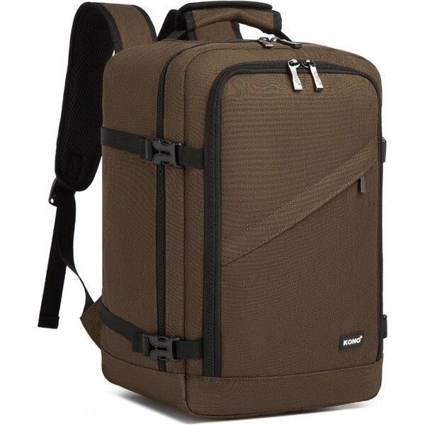 KONO Batoh - Carryon, pre cestovateľov, hnedý 66043677