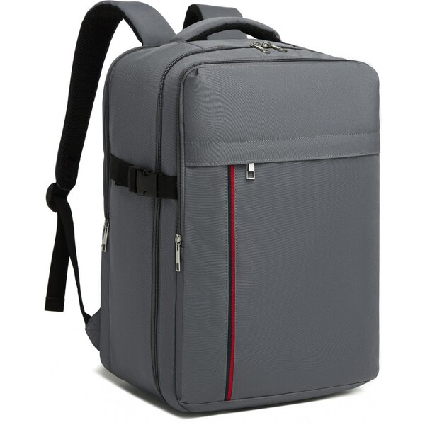 KONO Ruksak - kabínový s priehradkou na 15 počítač, šedý 66042438