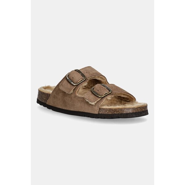 Semišové šľapky Scholl JOSEPHINE 65019254