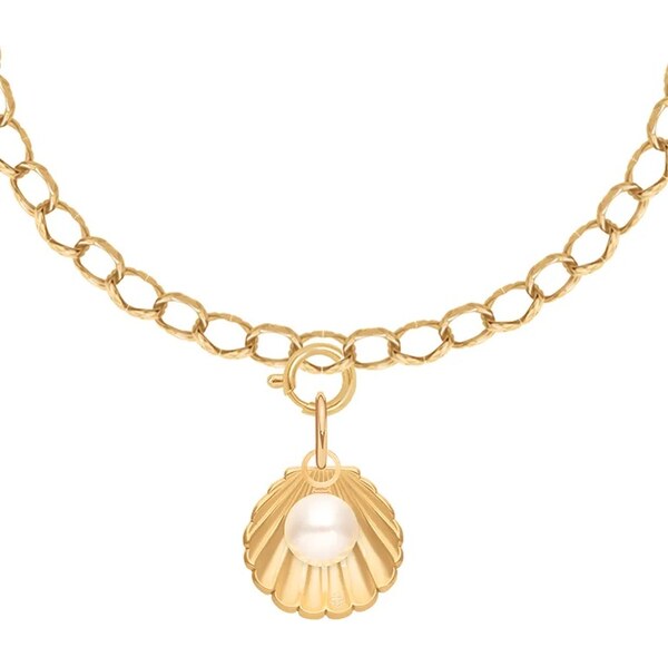 Pozlátený náramok Lilou Shell 65019754