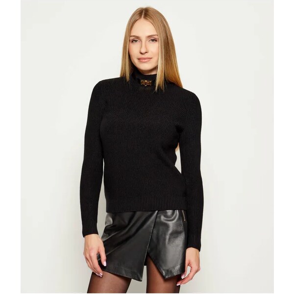 Elisabetta Franchi Rolák | Slim Fit | s prímesou vlny 65023095