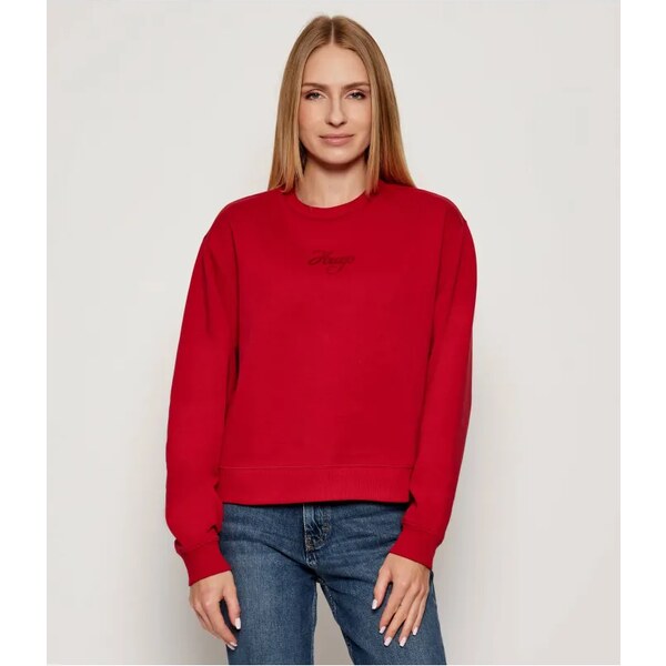 HUGO Mikina Deroxina_6 | Oversize fit frotir 65023106