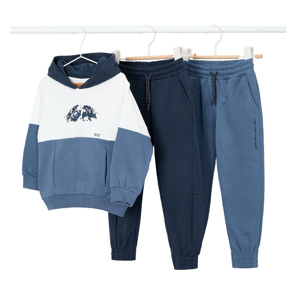 Súprava 2 párov teplákových nohavíc a mikina Mayoral 65023748