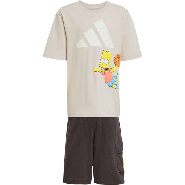 ADIDAS SPORTSWEAR Tréningový komplet The Simpsons krémová / tmavožltá 65292618