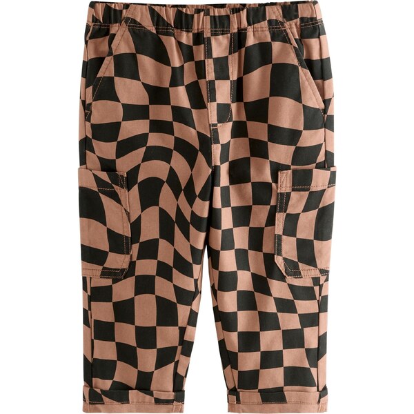 Next Nohavice svetlohnedá / čierna 65881639