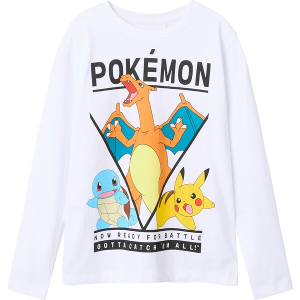 NAME IT Tričko NKMAst Pokemon žltá / oranžová / čierna / biela 65026229