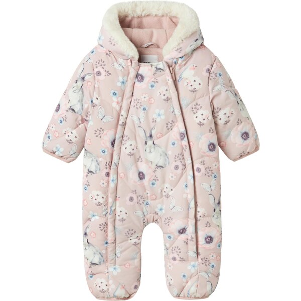 NAME IT Overal NBFMIE svetlomodrá / tmavošedá / svetlofialová / biela 65993140