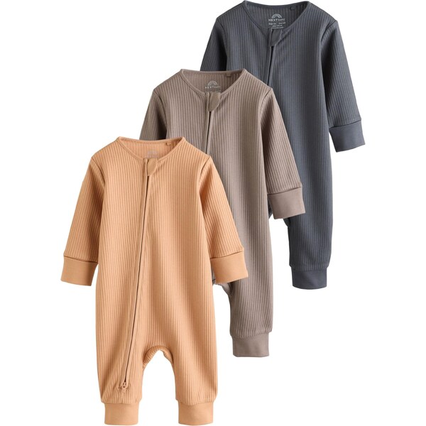 Next Pyžamo hnedá / sivá / oranžová 65883930