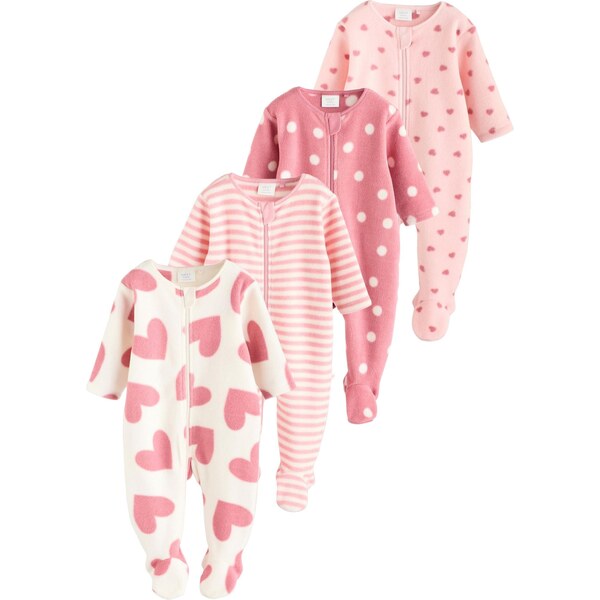 Next Pyžamo ružová / staroružová / prírodná biela 65885653