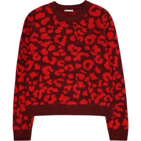 ONLY GIRLS Sveter KOGDORA vínovo červená / jasne červená 65694833