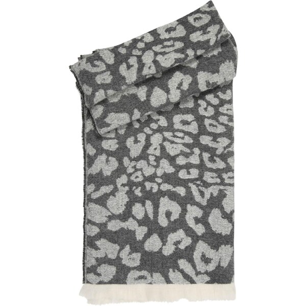 ONLY GIRLS Šál KOGBRINA sivá melírovaná / čierna 65966872