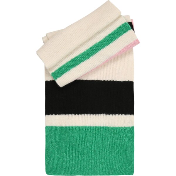 ONLY GIRLS Šál KOGAMANDA trávovo zelená / svetloružová / čierna / 65966870