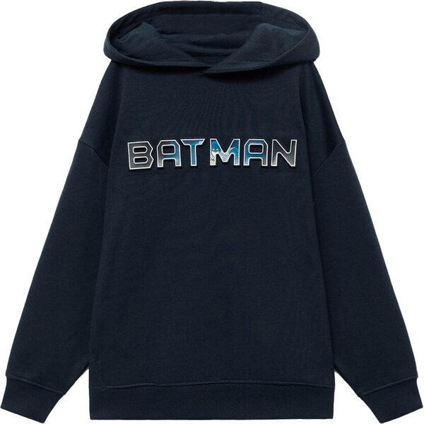 MANGO KIDS Mikina Batboss modrá / námornícka modrá / tmavosivá / biela 65558969